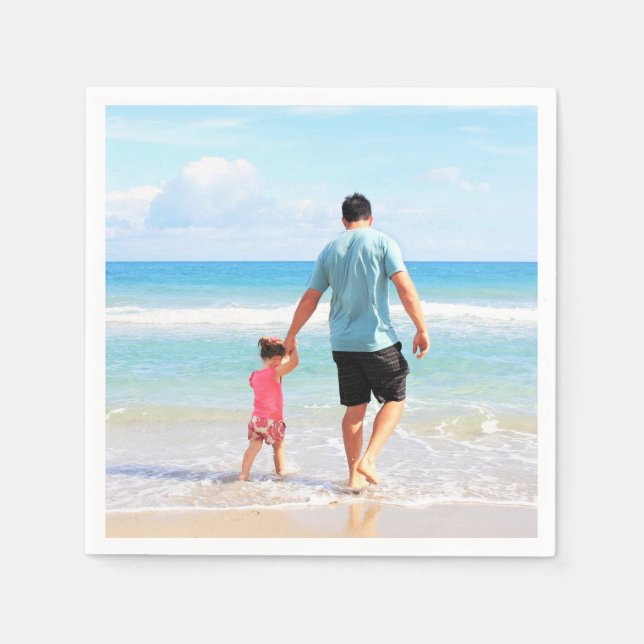 Personalised Custom Your Photo Napkins (Front)