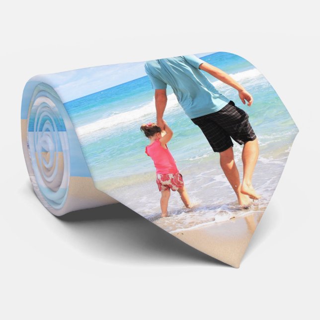 Personalised Custom Your Photo Neck Tie (Rolled)