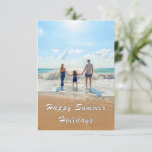 Personalised Custom Your Photo Summer Card