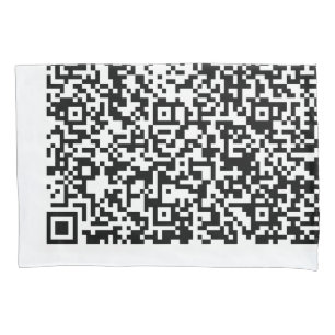 Personalised Custom Your QR Code Pillow Case