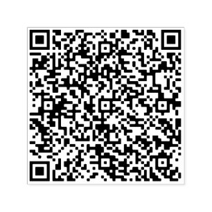 Personalised Custom Your QR Code Sels-Inking Stamp