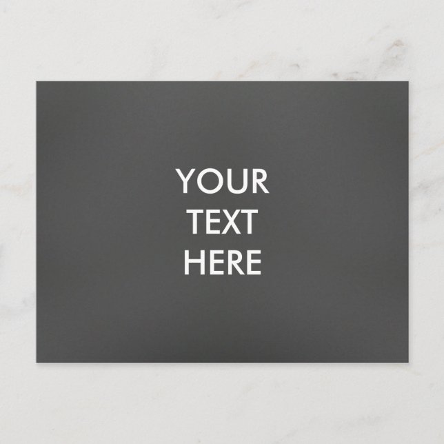 Personalised Custom Your Wooden Background Postcard (Front)