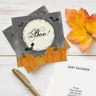 Personalised Customer Halloween Pop By Card