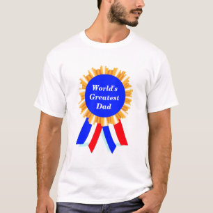 Personalised, Customisable Blue Ribbon Tees