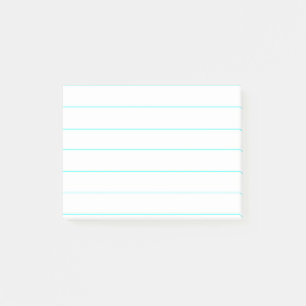 Personalised Customisable Lined Notebook Paper Post-it Notes