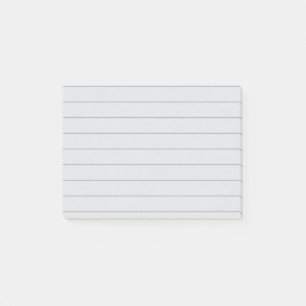 Personalised Customisable Lined Notebook Paper Post-it Notes
