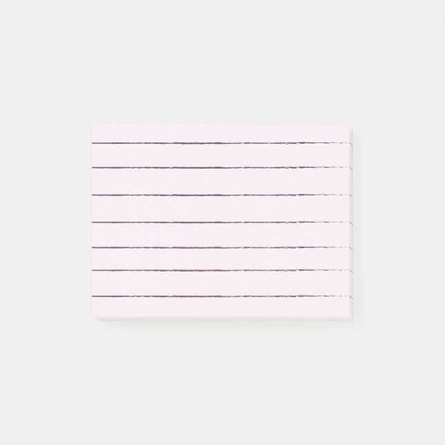 Personalised Customisable Lined Notebook Paper Post-it Notes (Front)