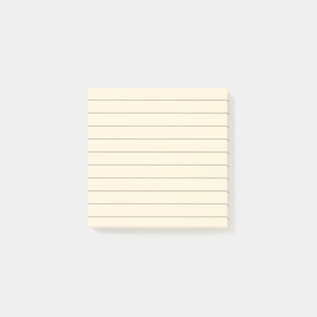 Personalised Customisable Lined Notebook Paper Post-it Notes (Front)