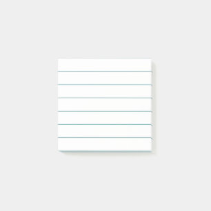 Personalised Customisable Lined Notebook Paper Post-it Notes