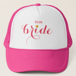 Personalised Customise Team Bride Trucker Hat