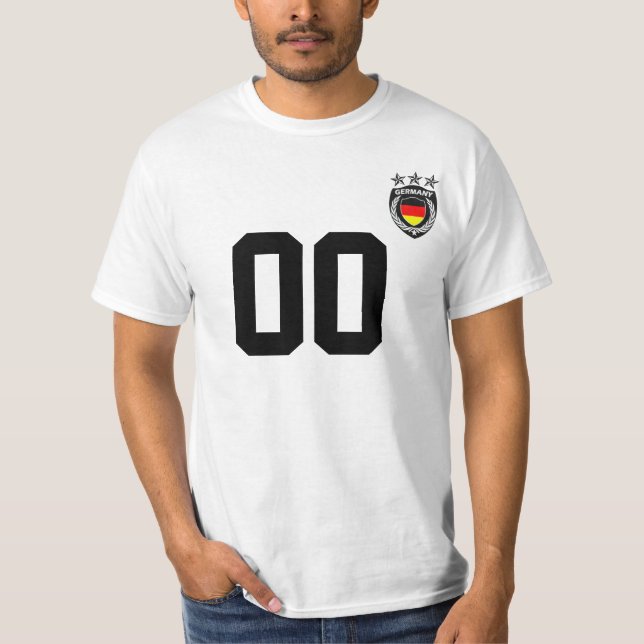 Personalised & Customised Germany Sport Jersey T-S T-Shirt (Front)