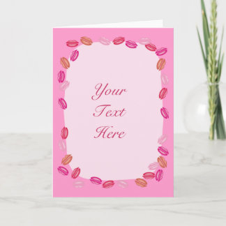 Personalised Customised Lips Border Card