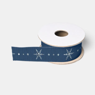 Personalised Customised Merry Christmas Grosgrain Ribbon