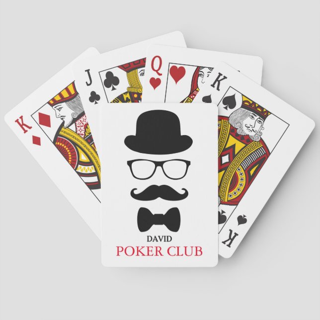 Personalised Customised Poker Club Playing Cards (Back)