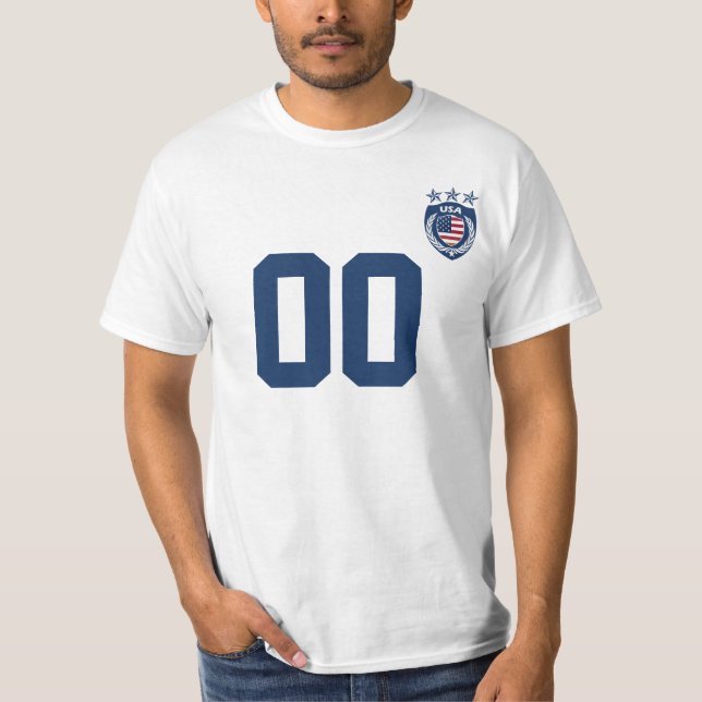 Personalised & Customised USA Sport Jersey T-Shirt (Front)