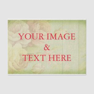 Personalised Customised Your Own Photo Tissue Pape Paper
