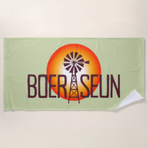 Personalised / Custum BOERSEUN Windpomp Afrikaans 