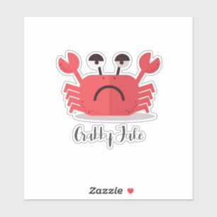 Personalised Cute and Simple Crabby Crab