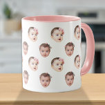 Personalised Cute Baby Face 2 Photos Mug<br><div class="desc">The background needs to be transparent. Make sure the photo is cropped tightly to the object/face. If you have any problem cropping your photo, i can do it for you. Before placing an order, you have to send your photo to my message or email at ayokholid@gmail.com, and i will send...</div>