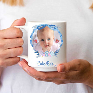 Personalised Cute Baby Modern Coffee Mug