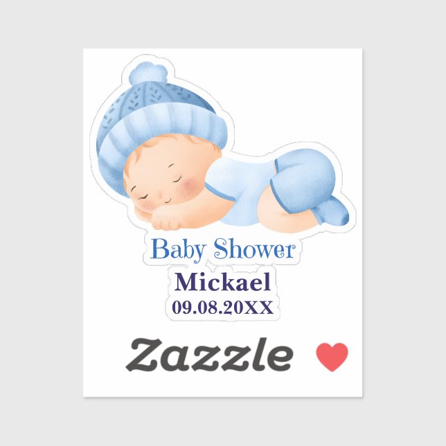 Personalised Cute Baby Shower  (Sheet)