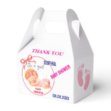 Personalised Cute Baby Shower  Favour Boxes
