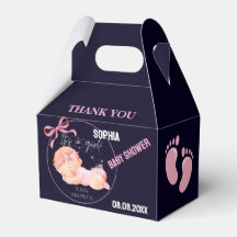 Personalised Cute Baby Shower  Favour Boxes
