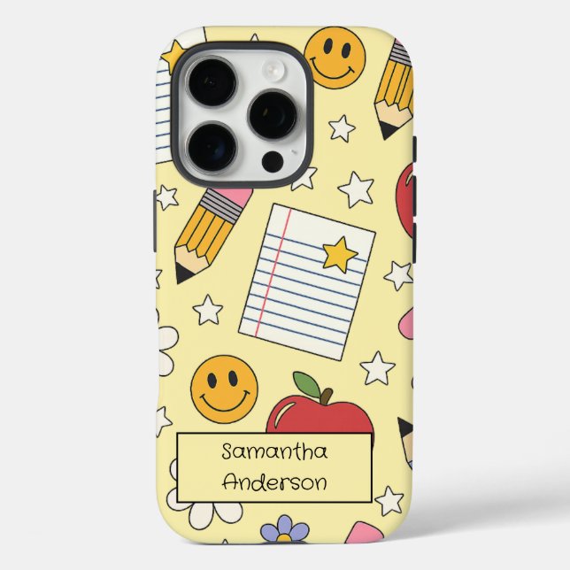 Personalised Cute Back to School | for Kids -  Case-Mate iPhone Case (Back)