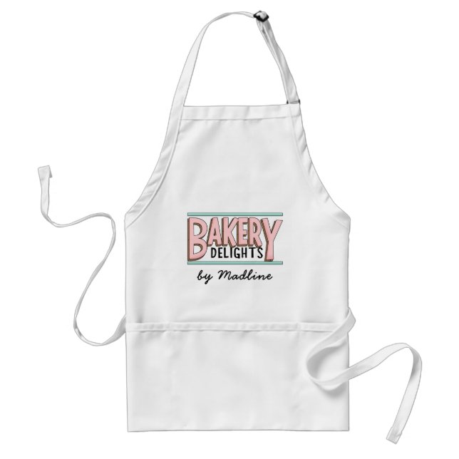 Personalised Cute Baking Lover's Apron (Front)