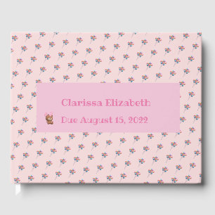 Personalised Cute Bear and Balloons    Guest Book