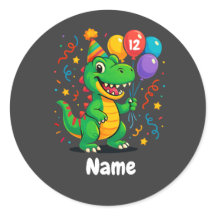 Personalised Cute Birthday Dino Kids 