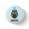 Personalised Cute Blue Owl Kindergarten Graduate