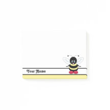 Personalised Cute BumbleBee Post-it® Notes