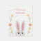 Personalised Cute Bunny Fleece Blanket