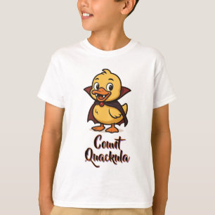 personalised Cute cartoon Halloween duck vampire T-Shirt