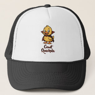 personalised Cute cartoon Halloween duck vampire Trucker Hat