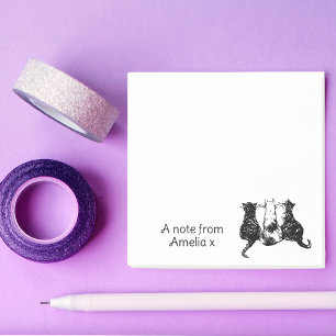 Personalised Cute Cat  Post-it Notes
