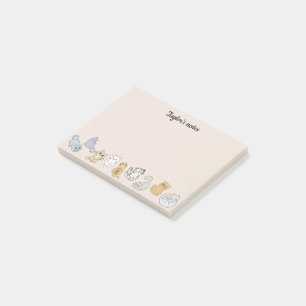 Personalised Cute Cats Notes for Cat Lover