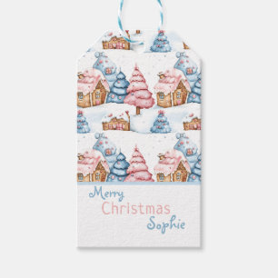 Personalised Cute Christmas Gingerbread House   Gift Tags