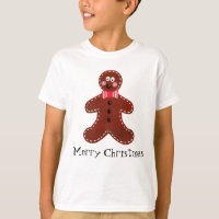 Personalised Cute Christmas Gingerbread Man 