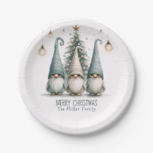 Personalised Cute Christmas Gnome Family Holiday