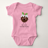 Personalised Cute Christmas Pudding