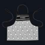 Personalised Cute Christmas Snowman Apron<br><div class="desc">This personalised Christmas apron features a cute Christmas snowman illustration.</div>