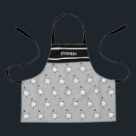 Personalised Cute Christmas Snowman Apron<br><div class="desc">This personalised Christmas apron features a cute Christmas snowman illustration.</div>