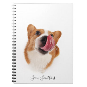 Personalised / Cute Corgi Photo Notebook