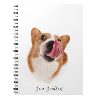 Personalised / Cute Corgi Photo Notebook