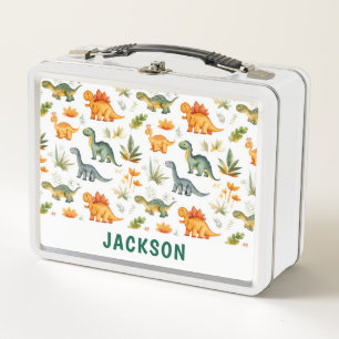 Personalised Cute Dinosaur Lunch Box for Kids