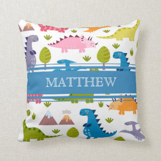 Personalised Cute Dinosaurs Pillow
