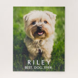 Personalised Cute Dog Photo Custom Quality Jigsaw Puzzle<br><div class="desc">The perfect puzzle for dog lovers!  Just add your dog's photo and name to create a one-of-a-kind puzzle that will be treasured for years to come.  Fun,  easy and unique - makes a great gift for birthdays,  holidays and new pet homecomings.</div>