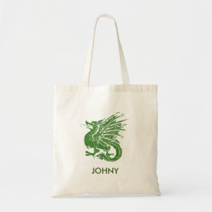 Personalised Cute Dragon Tote Bag
